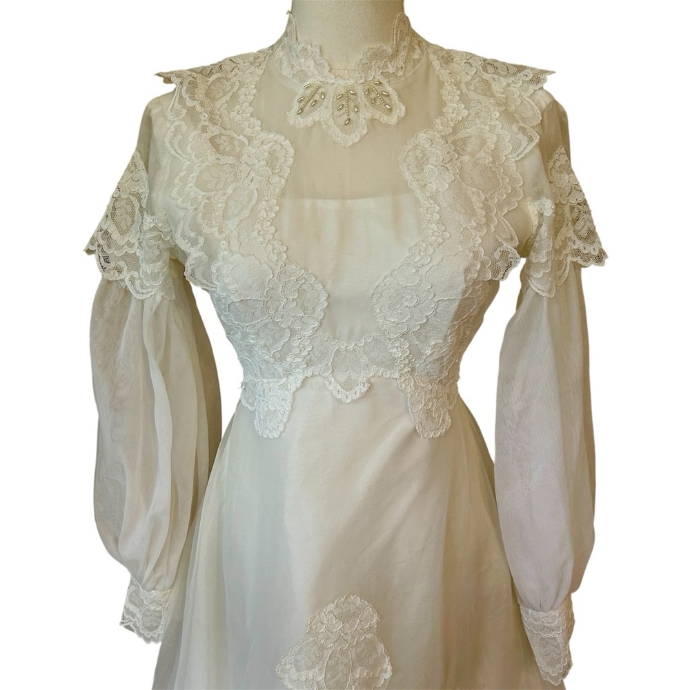 Gorgeous Handmade Fairy Boho Vintage Wedding Dress